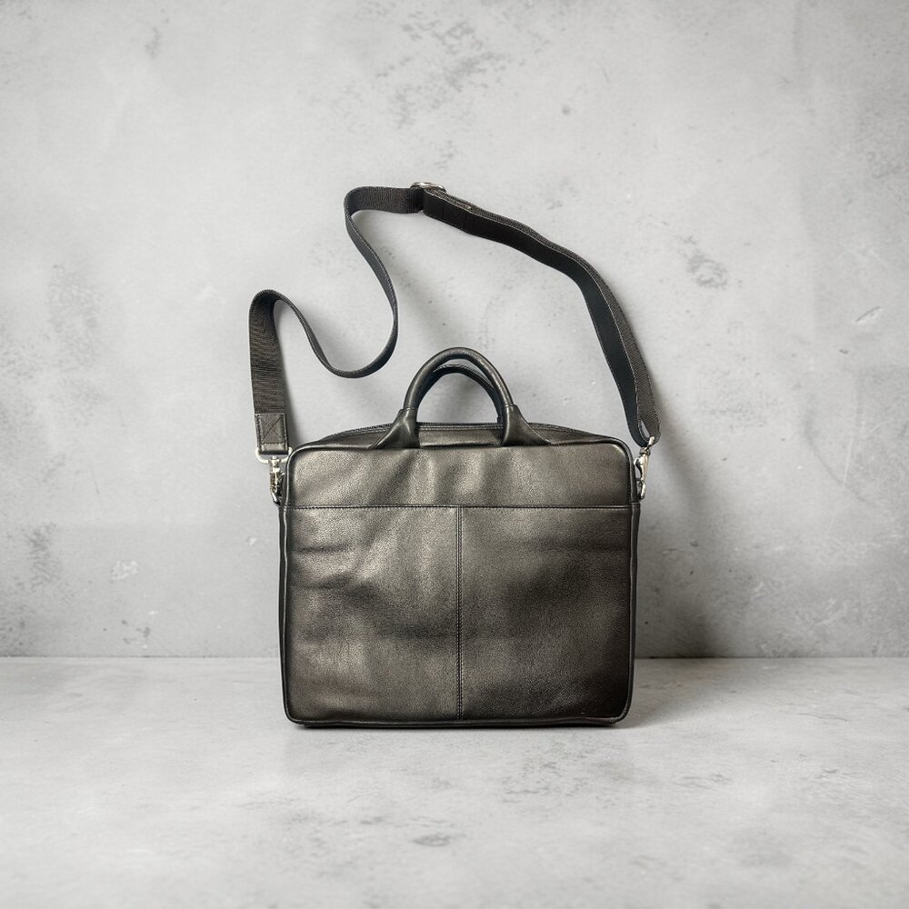 ILI RFID LEATHER LAPTOP BAG - Picture 2 of 5